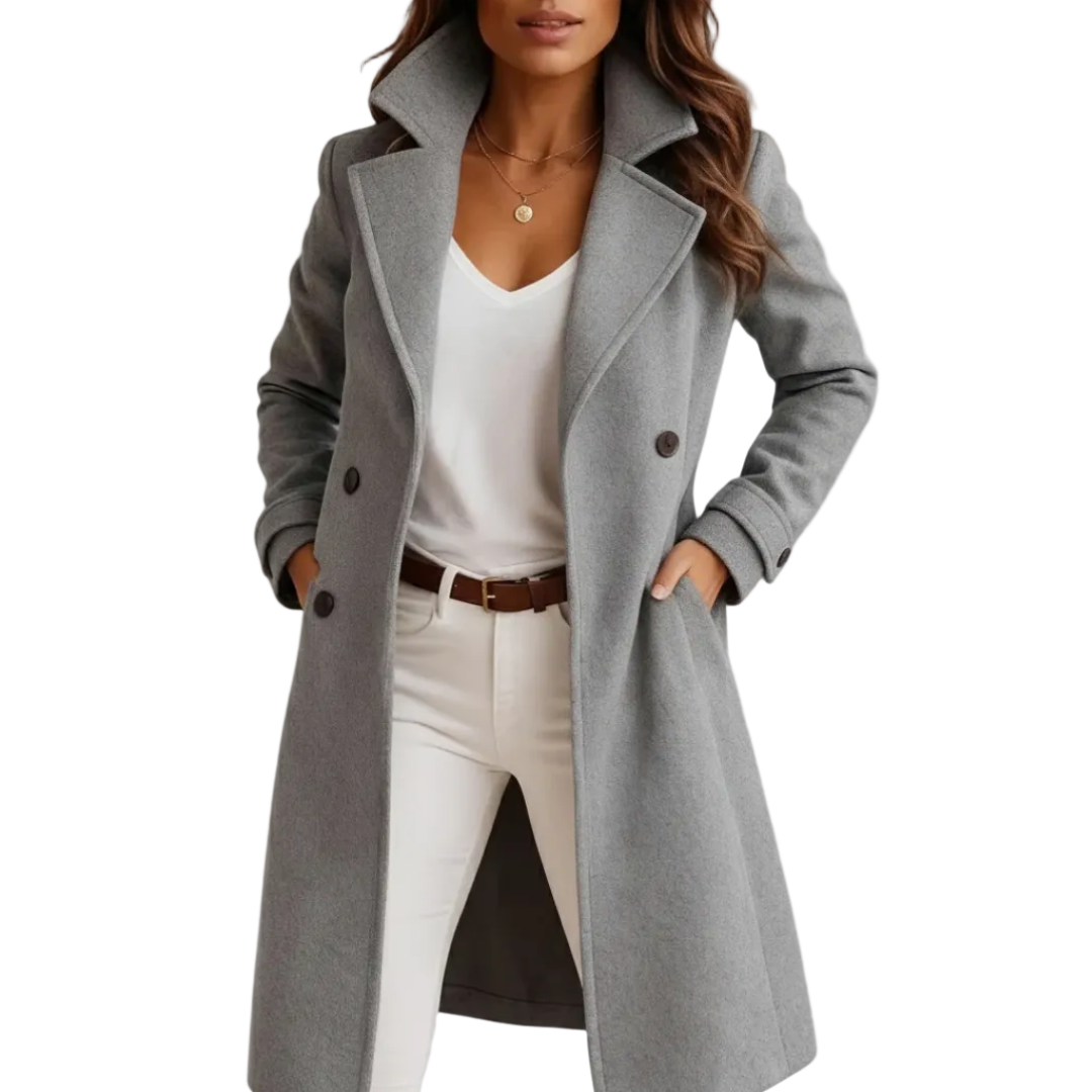 Gigi™ – Lange Warme Jas Voor Dames