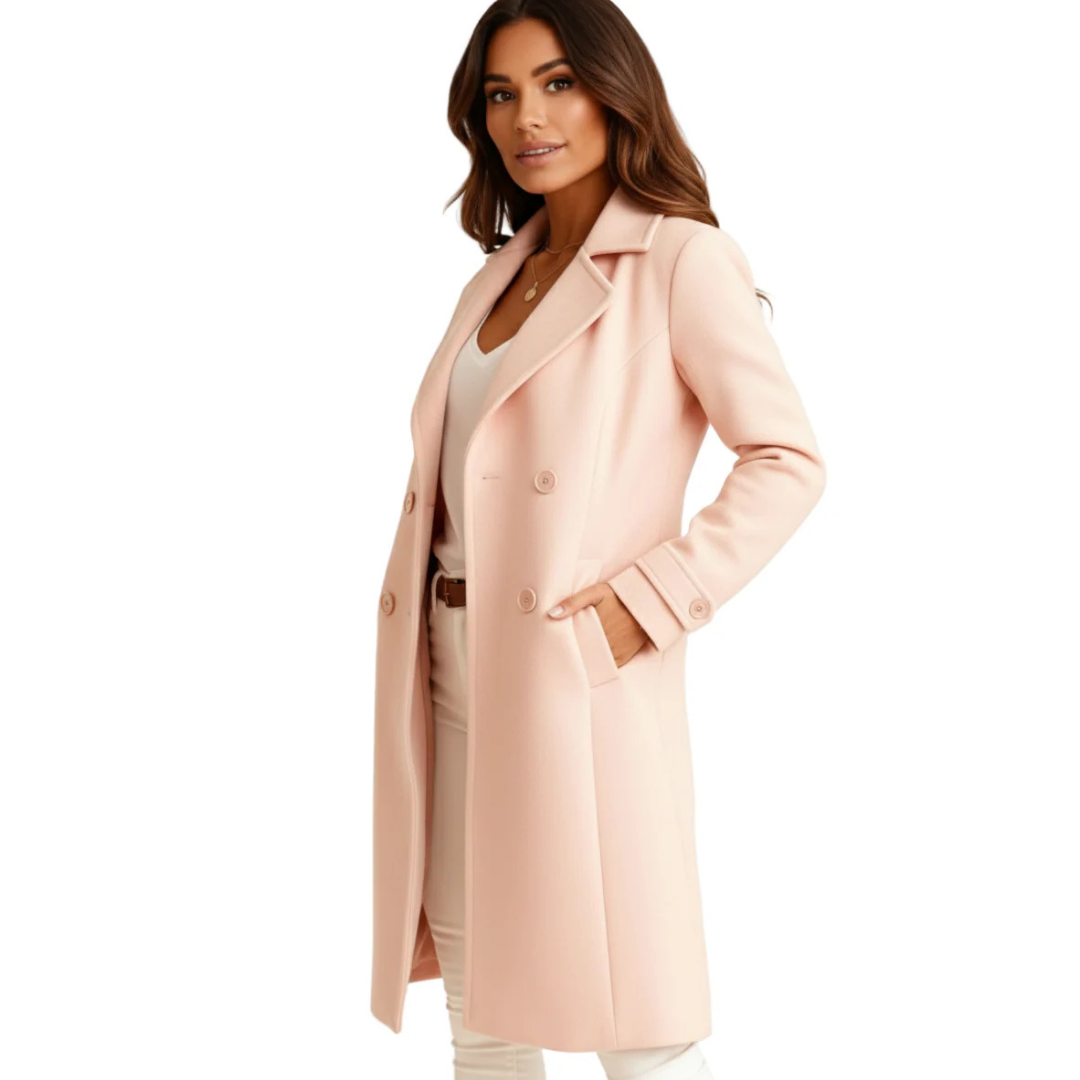 Gigi™ – Lange Warme Jas Voor Dames