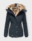 Emine ™ ｜ Leren jas met bont