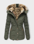 Emine ™ ｜ Leren jas met bont