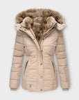 Emine ™ ｜ Leren jas met bont