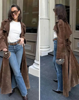 Maren Suede Luxe™ | Suede trenchcoat met Riem