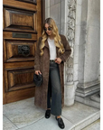 Maren Suede Luxe™ | Suede trenchcoat met Riem