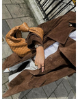 Maren Suede Luxe™ | Suede trenchcoat met Riem