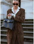 Maren Suede Luxe™ | Suede trenchcoat met Riem