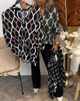 Nora | Flatterende damesblouse met elegant patroon