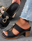Anita – elegante orthopedische sandaal met blokhak