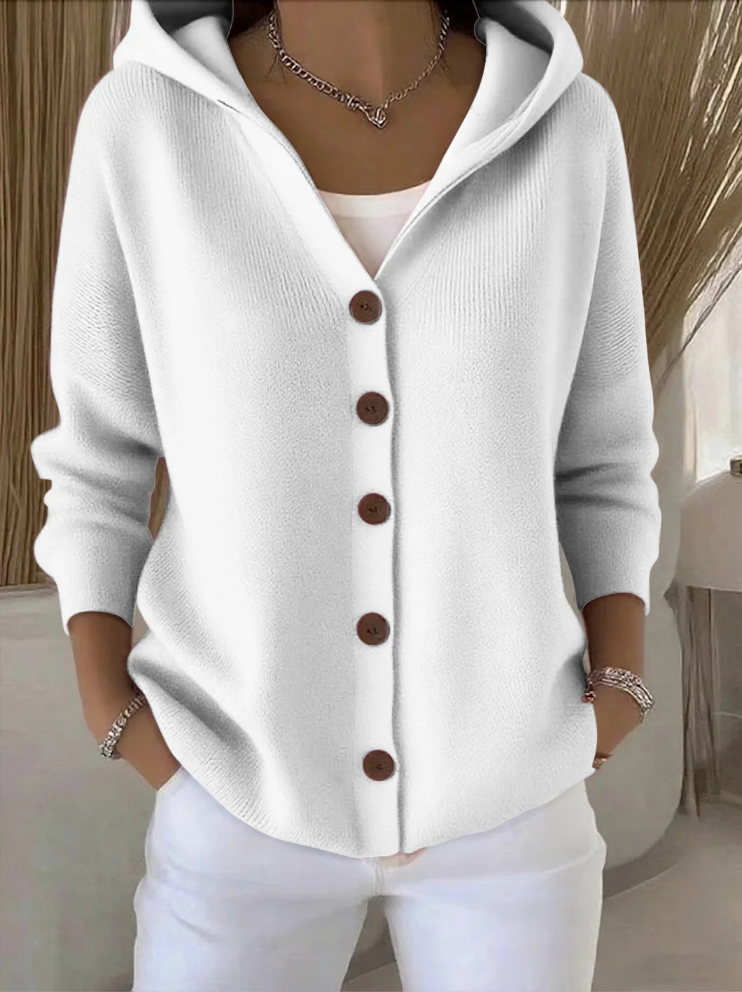 Rocío | Brei Jacket met Capuchon
