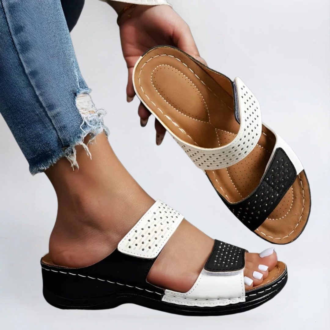 Lóra – elegante orthopedische sandaal met uitstekende demping
