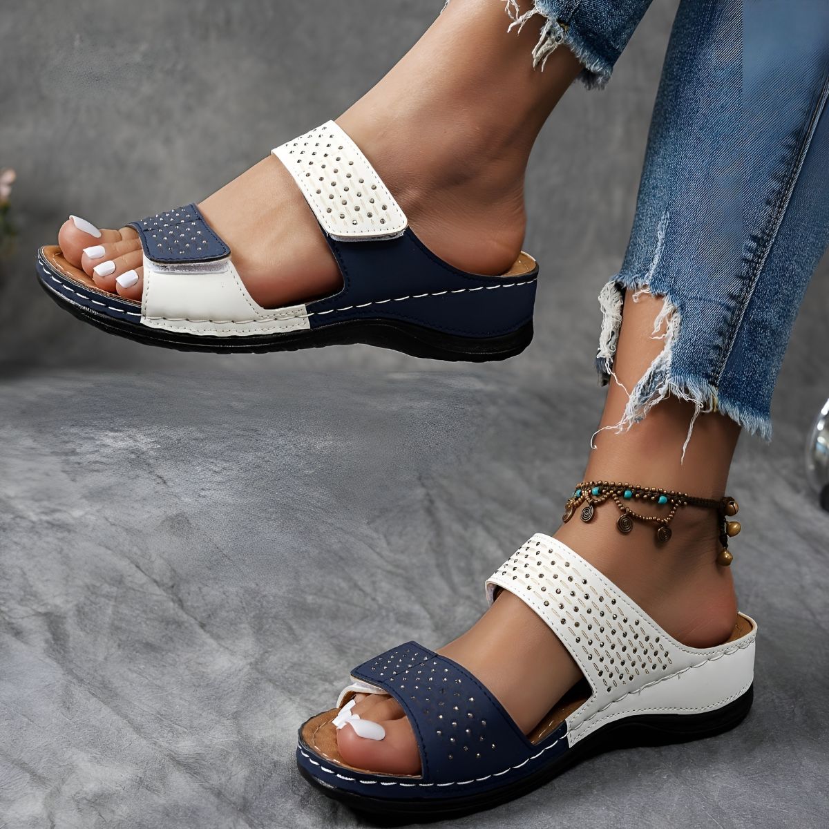 Lóra – elegante orthopedische sandaal met uitstekende demping