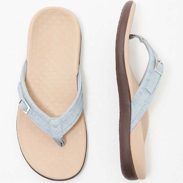Zita – lichte orthopedische sandaal in flip-flop stijl