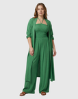 Bella | Flatterende Jumpsuit met Losse Kimono
