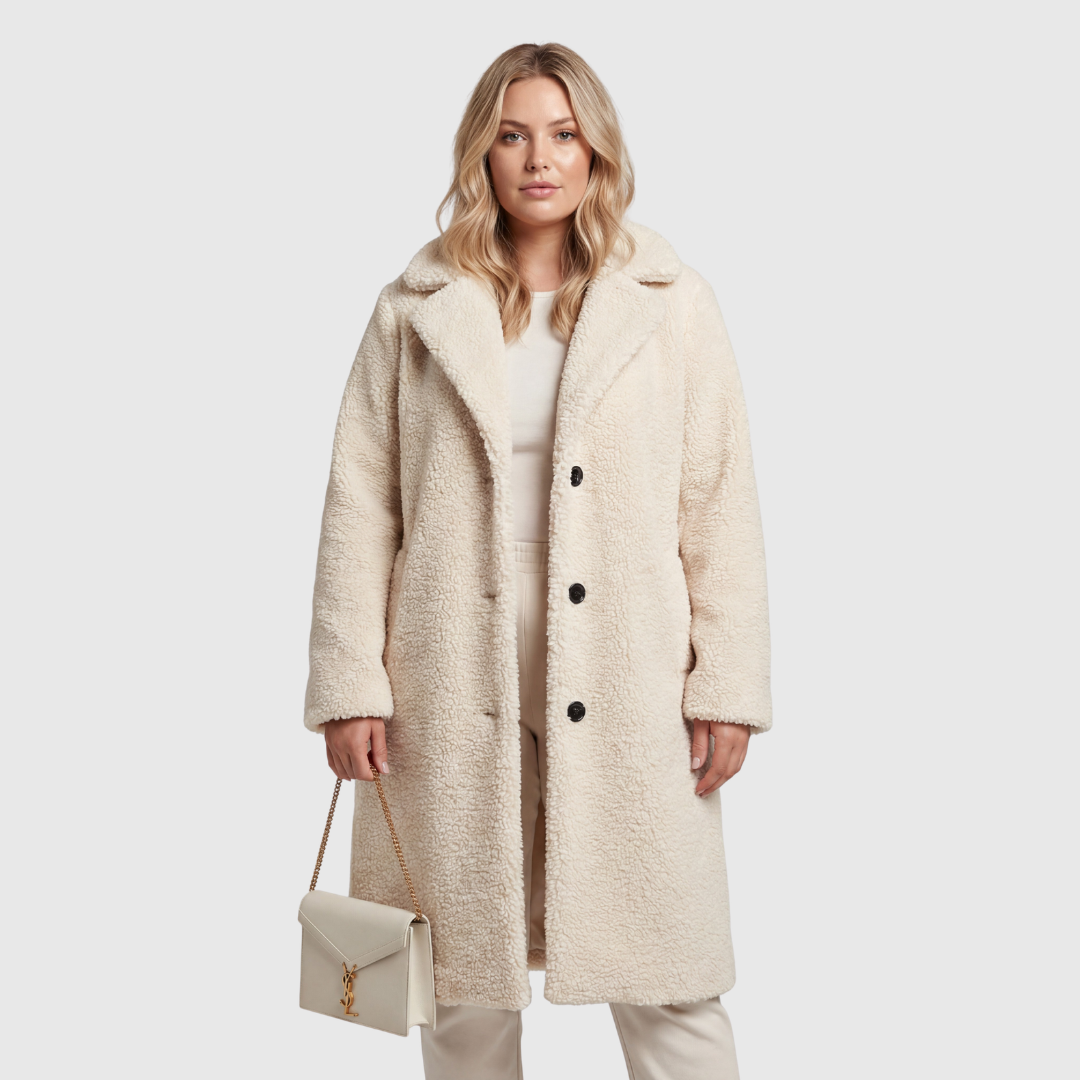 Elora™ | Lange Teddycoat voor Dames