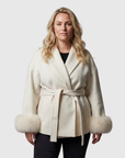 Fleur | Luxe Wikkeljas met Tailleriem | Flatterend & Chic