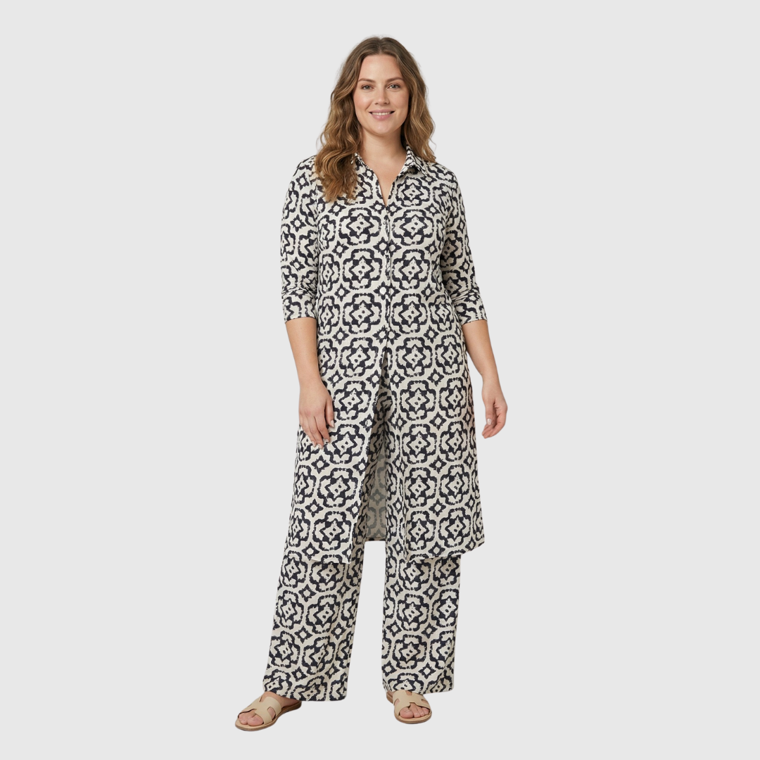 Sandra | Set met Knoopsluiting