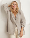 Petra | Dames Oversized Vest Met Knoopsluiting