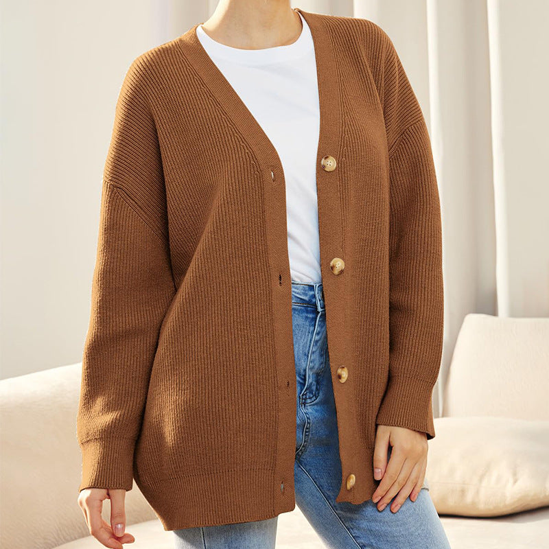 Petra | Dames Oversized Vest Met Knoopsluiting