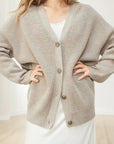Petra | Dames Oversized Vest Met Knoopsluiting