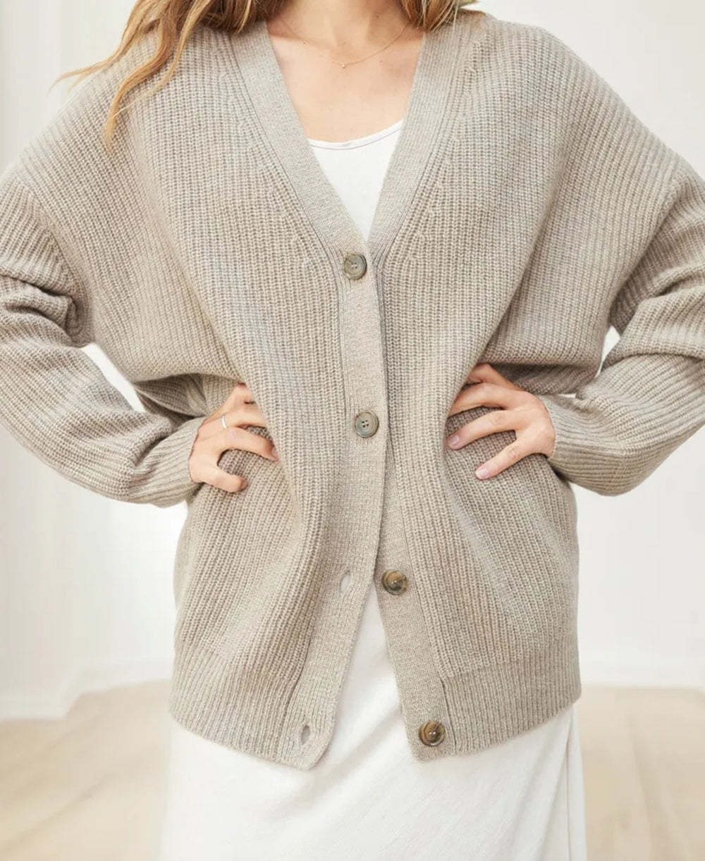 Petra | Dames Oversized Vest Met Knoopsluiting