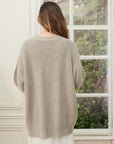 Petra | Dames Oversized Vest Met Knoopsluiting