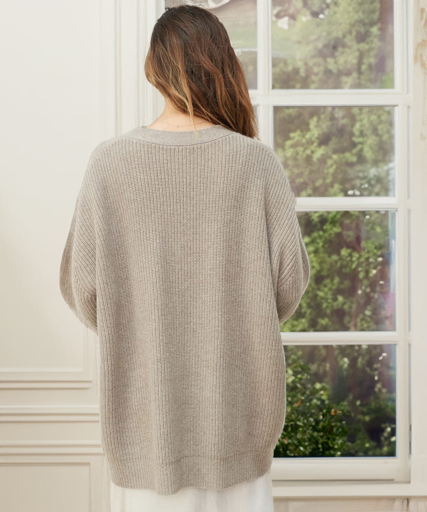 Petra | Dames Oversized Vest Met Knoopsluiting