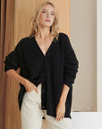 Petra | Dames Oversized Vest Met Knoopsluiting
