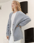 Petra | Dames Oversized Vest Met Knoopsluiting