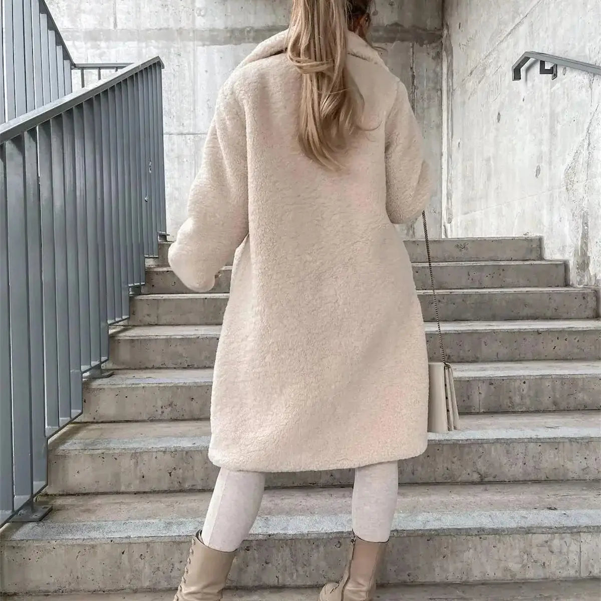 Elora™ | Lange Teddycoat voor Dames