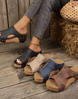 Szilvia – studsandalen met hak