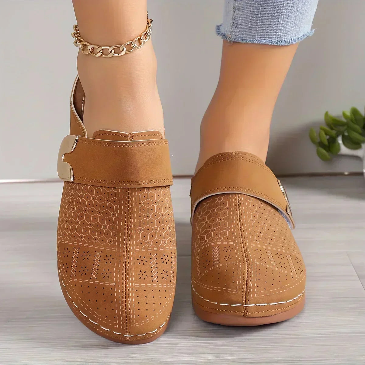 Marcella – elegante orthopedische wedge sandaal