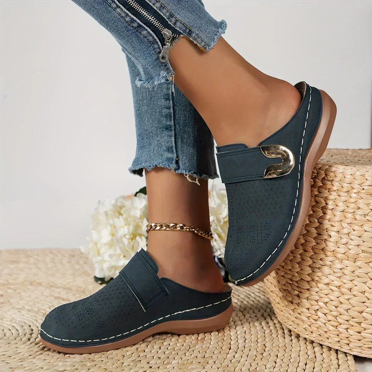 Marcella – elegante orthopedische wedge sandaal