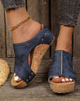 Szilvia – studsandalen met hak