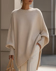 Saga | Dames Comfortabele Oversized Asymmetrische Trui