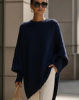 Saga | Dames Comfortabele Oversized Asymmetrische Trui