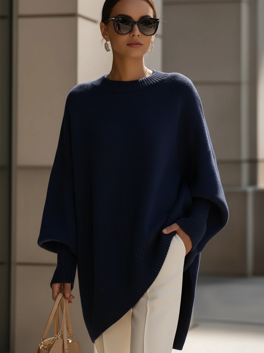 Saga | Dames Comfortabele Oversized Asymmetrische Trui