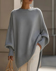 Saga | Dames Comfortabele Oversized Asymmetrische Trui
