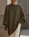 Saga | Dames Comfortabele Oversized Asymmetrische Trui