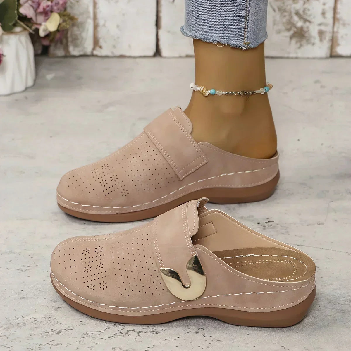 Marcella – elegante orthopedische wedge sandaal