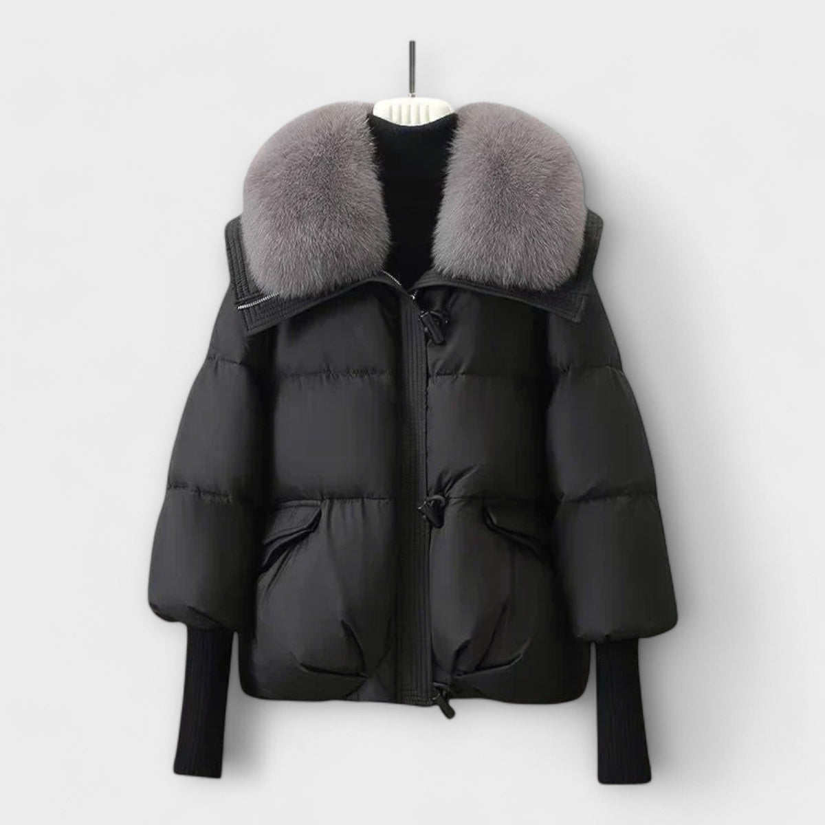 Lucyna ™ ｜ Elegante jas met bont