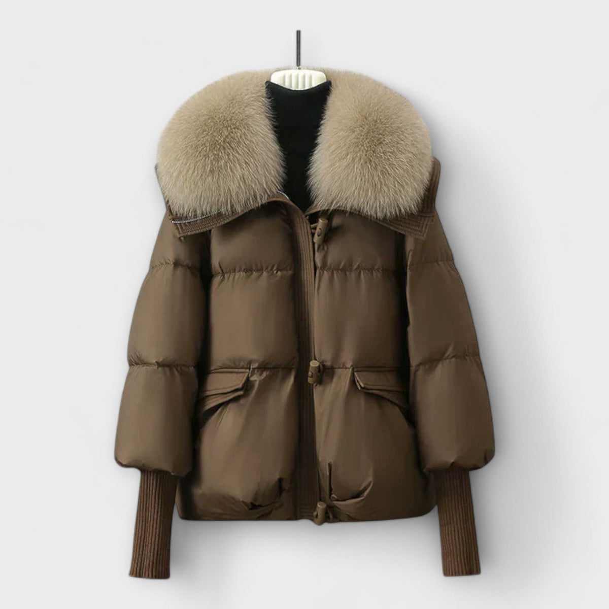 Lucyna ™ ｜ Elegante jas met bont