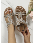 Yvo | Orthopedische Sandalen Dames van Volnerf Leer