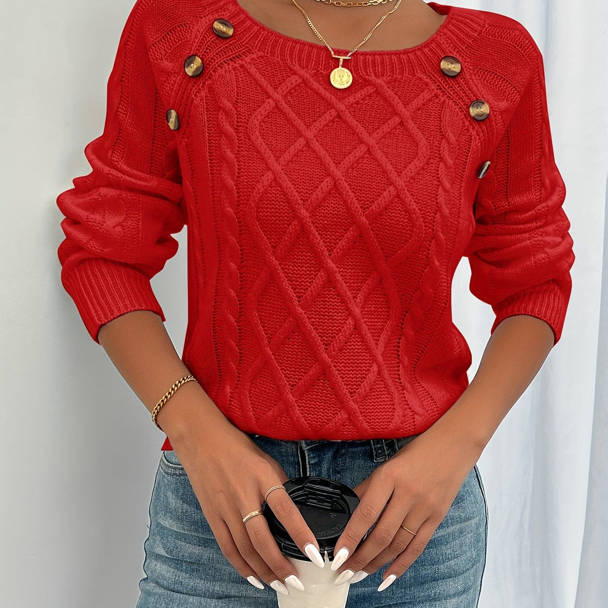 Jarla | Casual Gebreide Trui
