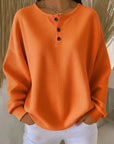 Milagros | Sweat-shirt Henley Gofré