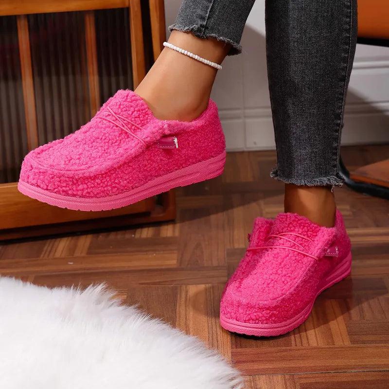Luna | Warme Teddy Slippers