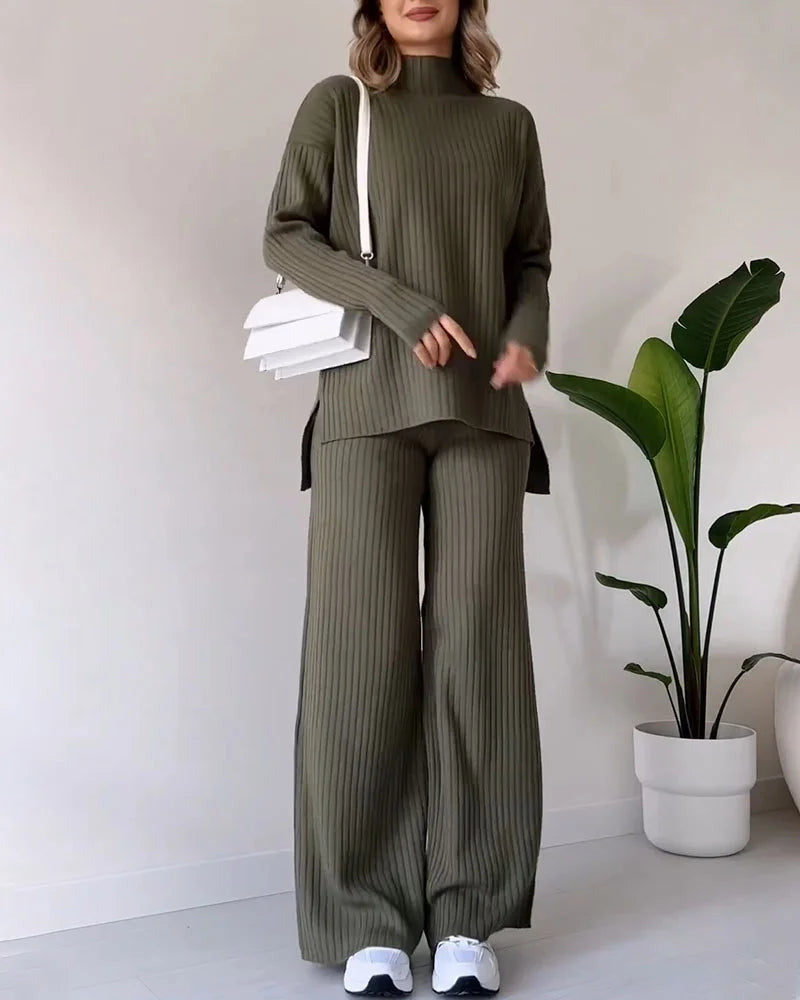 Fayla Softwear | Winter Casual Tweedelige Set Voor Dames