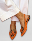 Elena | Sandalen met bandjes en franjes
