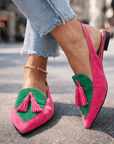 Elena | Sandalen met bandjes en franjes