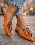 Elena | Sandalen met bandjes en franjes