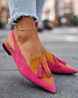 Elena | Sandalen met bandjes en franjes