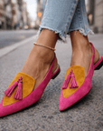 Elena | Sandalen met bandjes en franjes